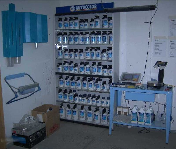 Mischbank Wasserbasislack